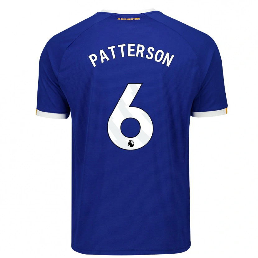 Danxen Män Jack Patterson #6 Blå Vit Gul Hemmatröja Matchtröjor 2026/27 Tröjor T-Tröja