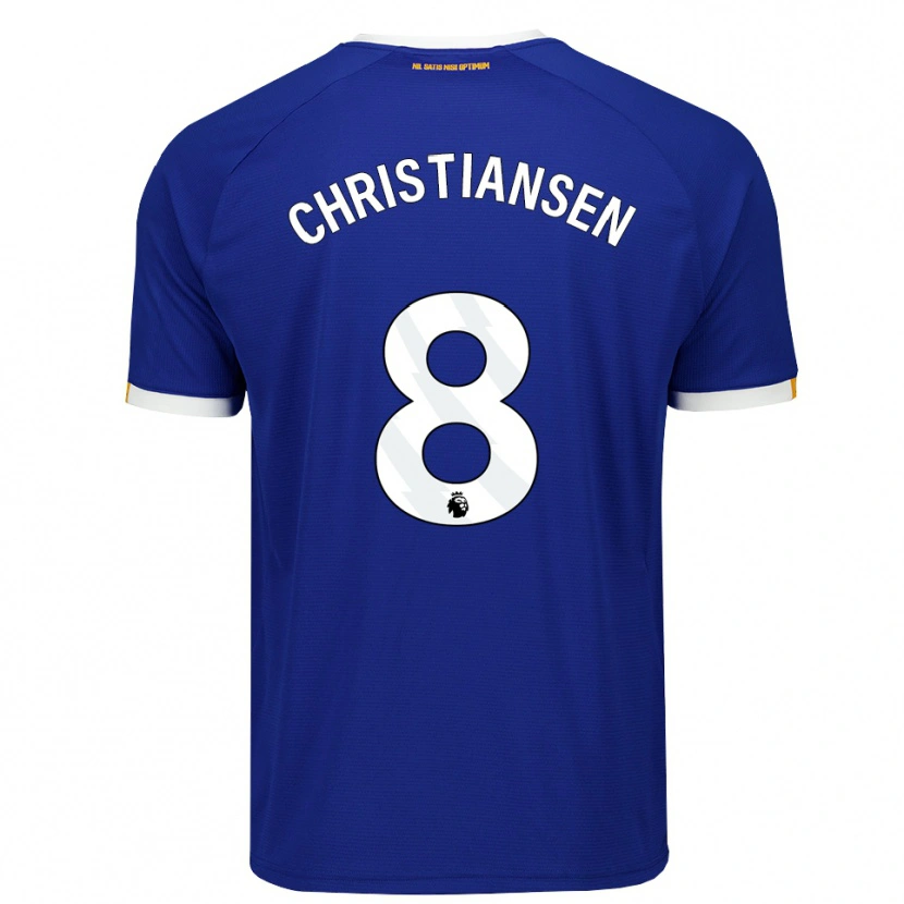 Danxen Män Izzy Christiansen #8 Blå Vit Gul Hemmatröja Matchtröjor 2026/27 Tröjor T-Tröja