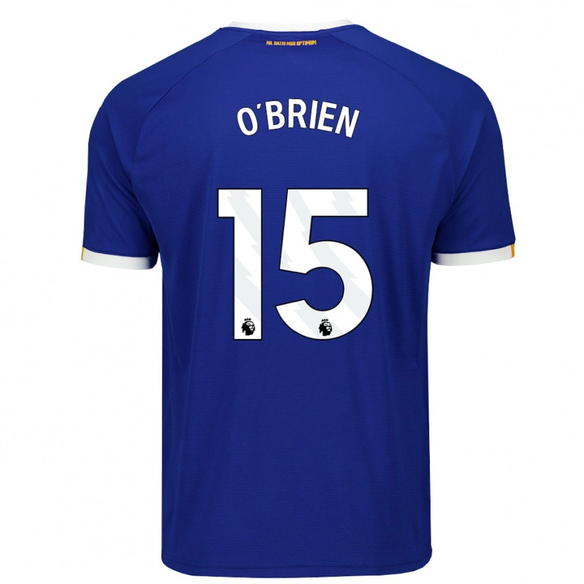 Danxen Män Jake O'brien #15 Blå Vit Gul Hemmatröja Matchtröjor 2026/27 Tröjor T-Tröja