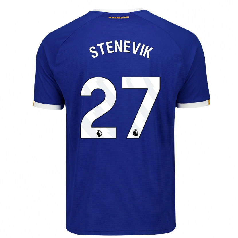 Danxen Män Elise Stenevik #27 Blå Vit Gul Hemmatröja Matchtröjor 2026/27 Tröjor T-Tröja