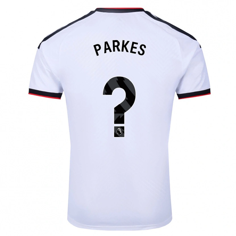 Danxen Män Stefan Parkes #0 Vit Svart Röd Hemmatröja Matchtröjor 2026/27 Tröjor T-Tröja
