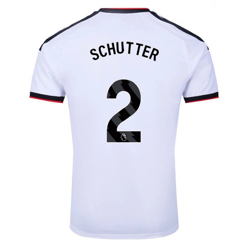Danxen Män Quinn Schutter #2 Vit Svart Röd Hemmatröja Matchtröjor 2026/27 Tröjor T-Tröja