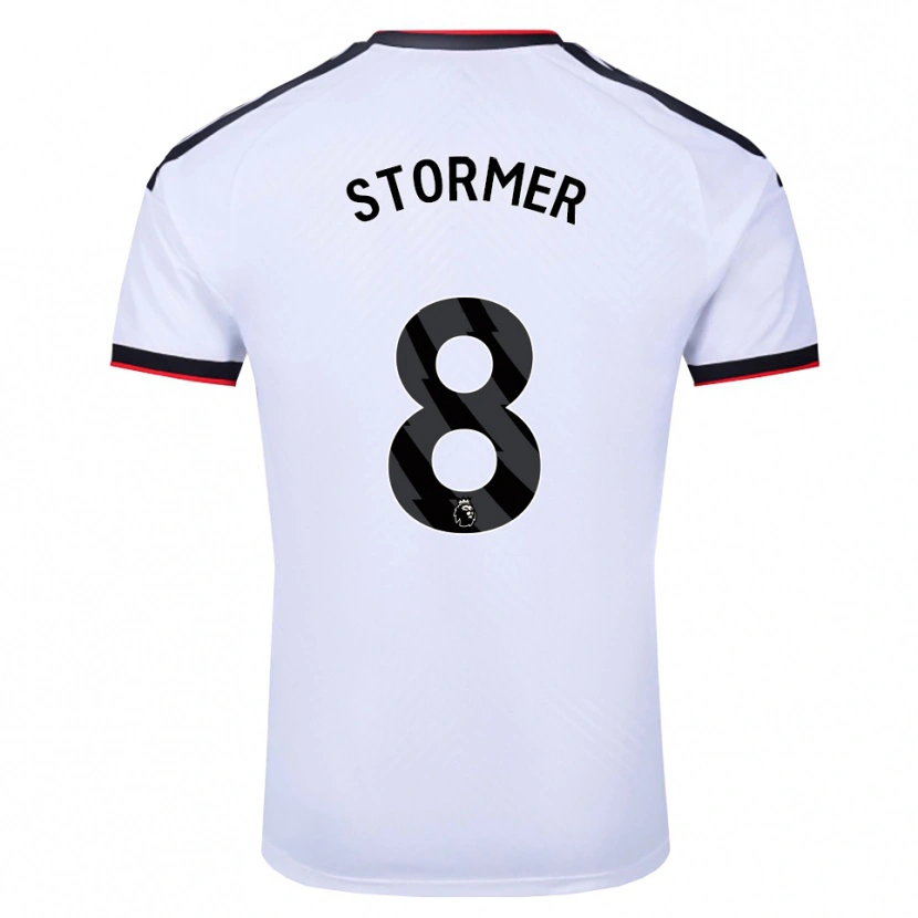 Danxen Män Becky Stormer #8 Vit Svart Röd Hemmatröja Matchtröjor 2026/27 Tröjor T-Tröja