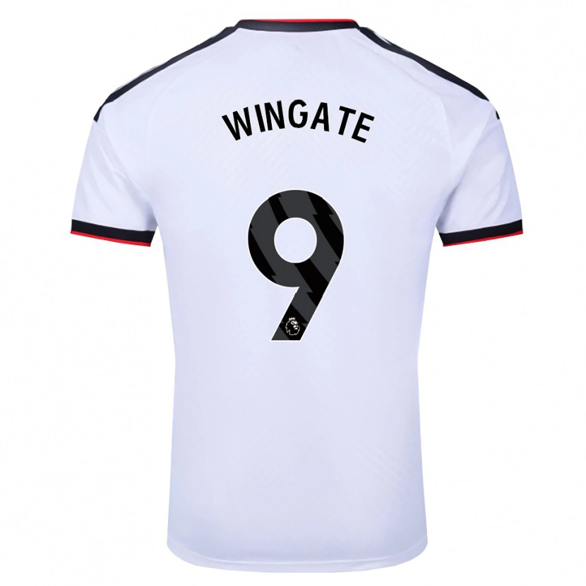 Danxen Män Tom Wingate #9 Vit Svart Röd Hemmatröja Matchtröjor 2026/27 Tröjor T-Tröja
