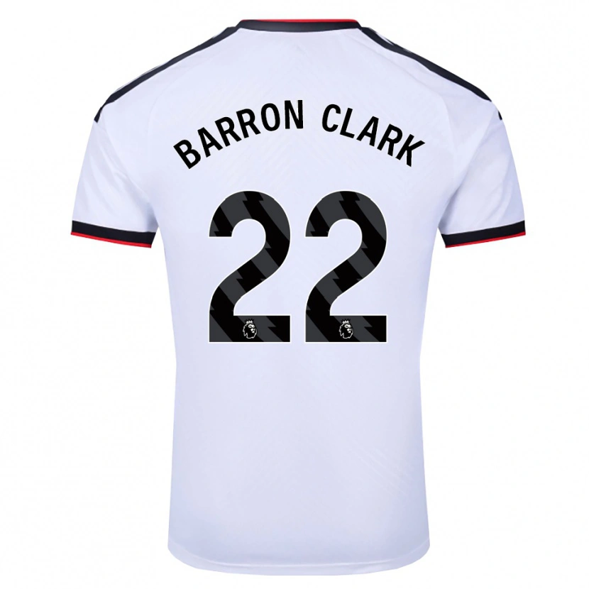 Danxen Män Betty Barron-Clark #22 Vit Svart Röd Hemmatröja Matchtröjor 2026/27 Tröjor T-Tröja