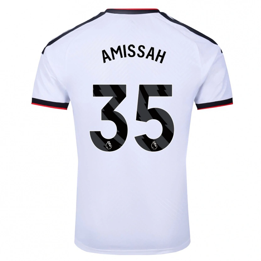 Danxen Män Sam Amissah #35 Vit Svart Röd Hemmatröja Matchtröjor 2026/27 Tröjor T-Tröja