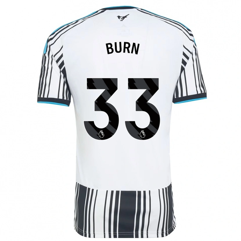 Danxen Män Dan Burn #33 Himmelsblå Svart Vit Hemmatröja Matchtröjor 2026/27 Tröjor T-Tröja