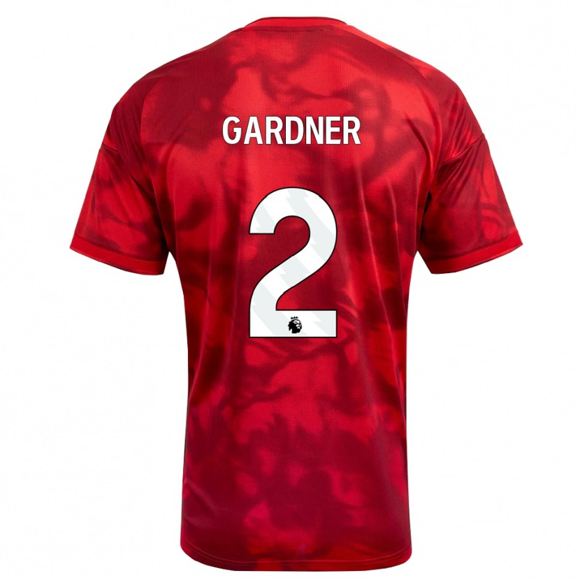 Danxen Män Daniel Gardner #2 Karmosinröd Vit Hemmatröja Matchtröjor 2026/27 Tröjor T-Tröja