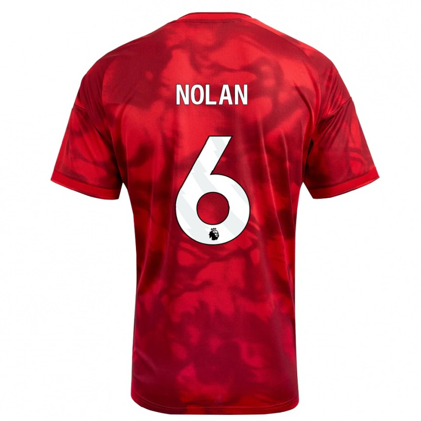 Danxen Män Sonny Nolan #6 Karmosinröd Vit Hemmatröja Matchtröjor 2026/27 Tröjor T-Tröja