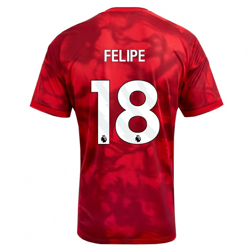 Danxen Män Felipe #18 Karmosinröd Vit Hemmatröja Matchtröjor 2026/27 Tröjor T-Tröja