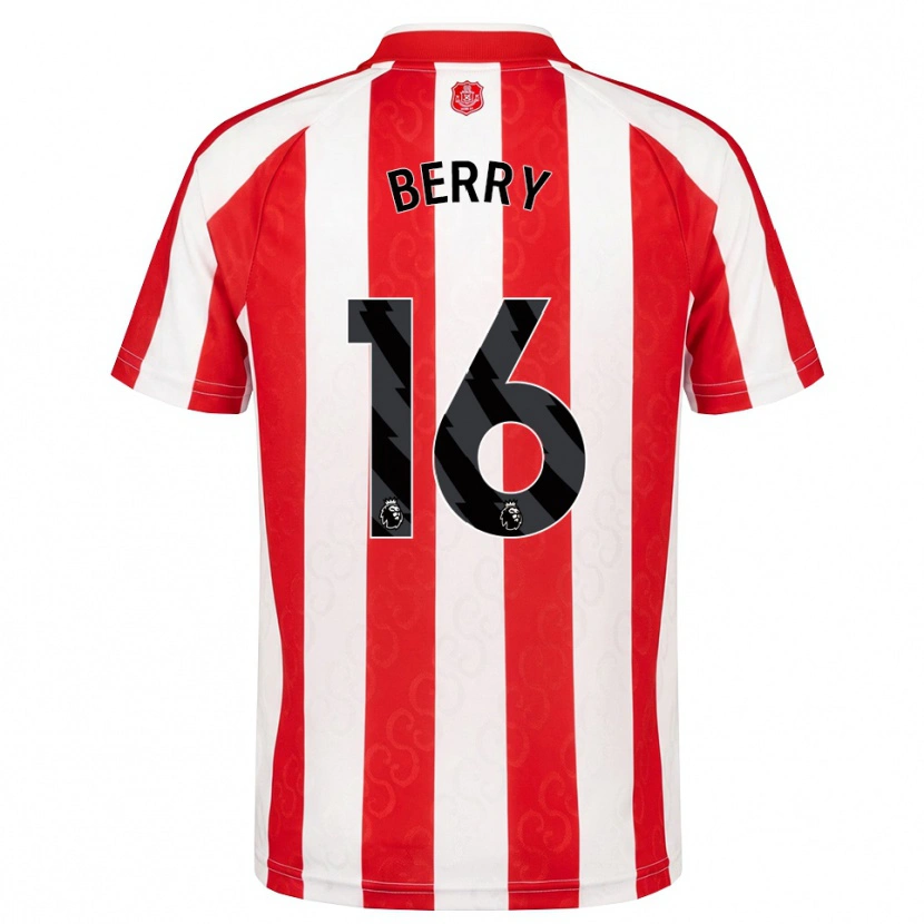 Danxen Män Ethan Berry #16 Röd Vit Svart Hemmatröja Matchtröjor 2026/27 Tröjor T-Tröja