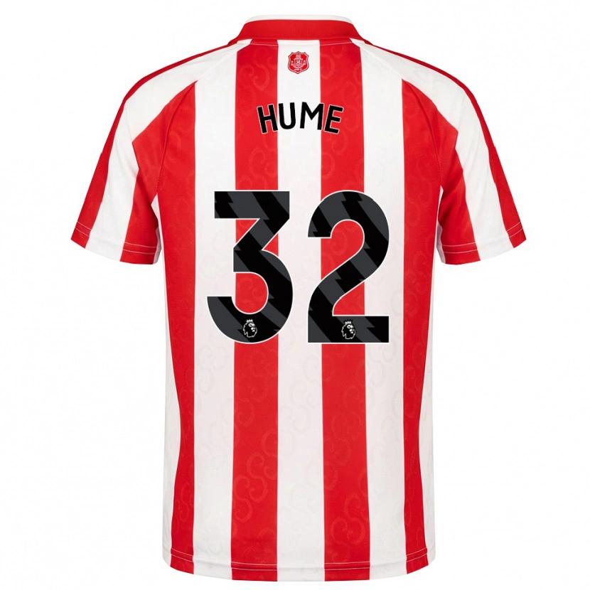 Danxen Män Trai Hume #32 Röd Vit Svart Hemmatröja Matchtröjor 2026/27 Tröjor T-Tröja