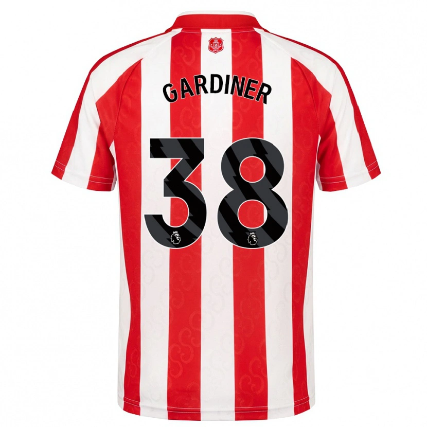 Danxen Män Harry Gardiner #38 Röd Vit Svart Hemmatröja Matchtröjor 2026/27 Tröjor T-Tröja