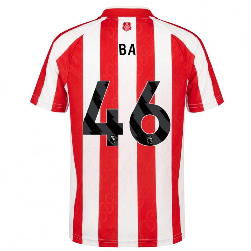 Danxen Män Abdoullah Ba #46 Röd Vit Svart Hemmatröja Matchtröjor 2026/27 Tröjor T-Tröja