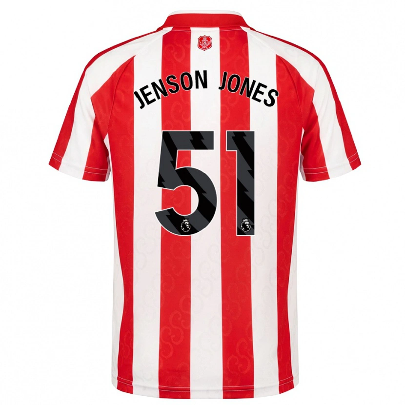 Danxen Män Jenson Jones #51 Röd Vit Svart Hemmatröja Matchtröjor 2026/27 Tröjor T-Tröja