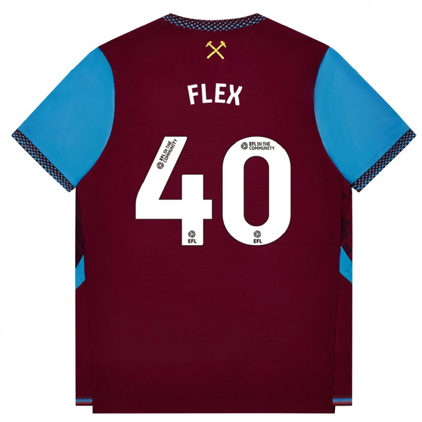 Danxen Män Armstrong Oko Flex #40 Vinröd Kornblå Hemmatröja Matchtröjor 2026/27 Tröjor T-Tröja
