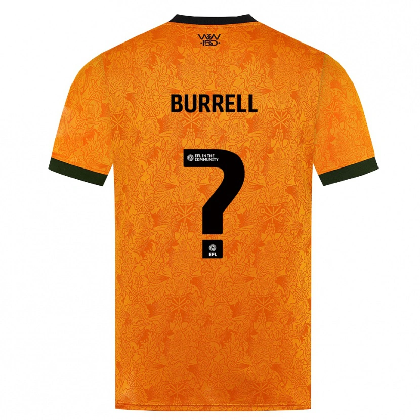 Danxen Män Ackeme Francis Burrell #0 Orange Svart Hemmatröja Matchtröjor 2026/27 Tröjor T-Tröja