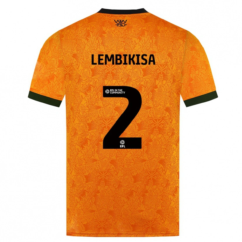 Danxen Män Dexter Lembikisa #2 Orange Svart Hemmatröja Matchtröjor 2026/27 Tröjor T-Tröja