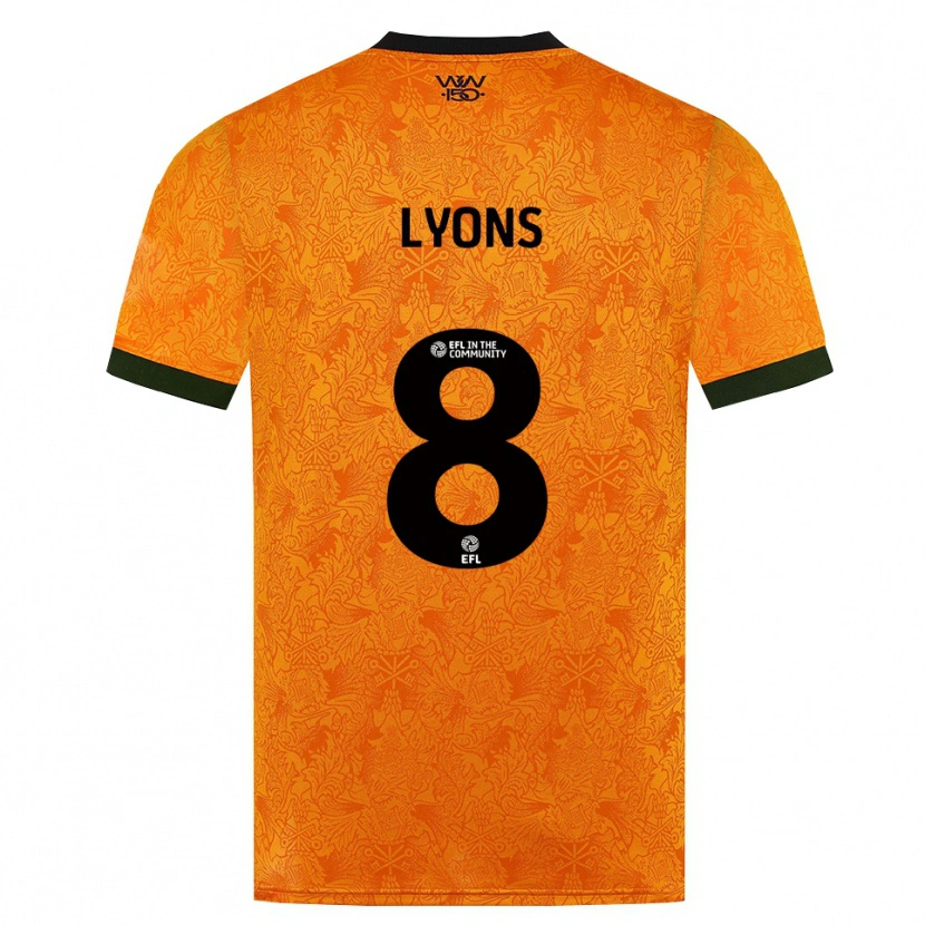 Danxen Män Connor Lyons #8 Orange Svart Hemmatröja Matchtröjor 2026/27 Tröjor T-Tröja