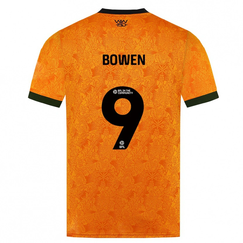 Danxen Män Reiss Bowen #9 Orange Svart Hemmatröja Matchtröjor 2026/27 Tröjor T-Tröja