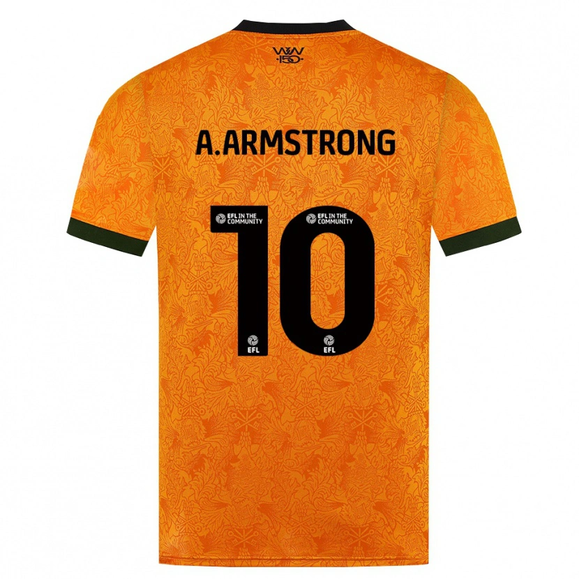 Danxen Män Adam Armstrong #10 Orange Svart Hemmatröja Matchtröjor 2026/27 Tröjor T-Tröja