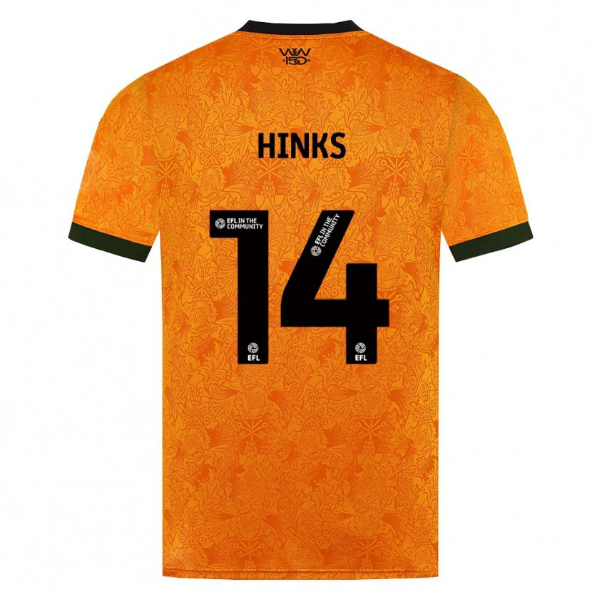 Danxen Män Max Hinks #14 Orange Svart Hemmatröja Matchtröjor 2026/27 Tröjor T-Tröja