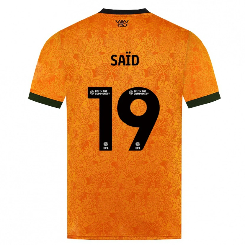 Danxen Män Rafiki Saïd #19 Orange Svart Hemmatröja Matchtröjor 2026/27 Tröjor T-Tröja