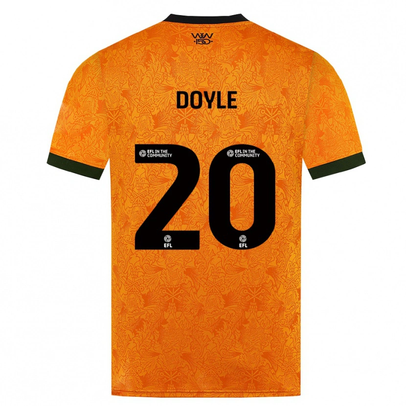 Danxen Män Tommy Doyle #20 Orange Svart Hemmatröja Matchtröjor 2026/27 Tröjor T-Tröja