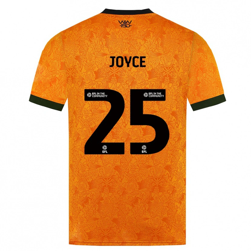 Danxen Män Leonie Joyce #25 Orange Svart Hemmatröja Matchtröjor 2026/27 Tröjor T-Tröja