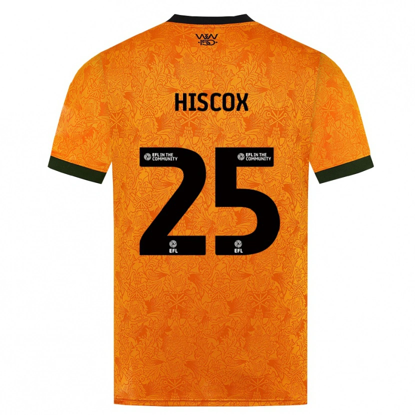 Danxen Män Amelia Hiscox #25 Orange Svart Hemmatröja Matchtröjor 2026/27 Tröjor T-Tröja