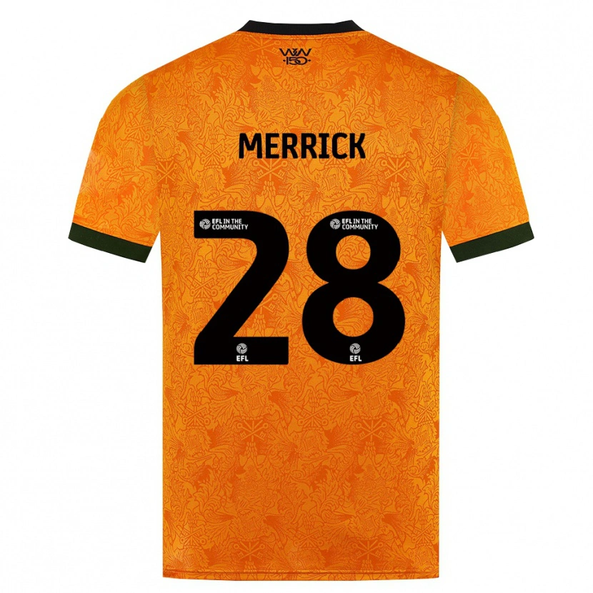 Danxen Män Beth Merrick #28 Orange Svart Hemmatröja Matchtröjor 2026/27 Tröjor T-Tröja