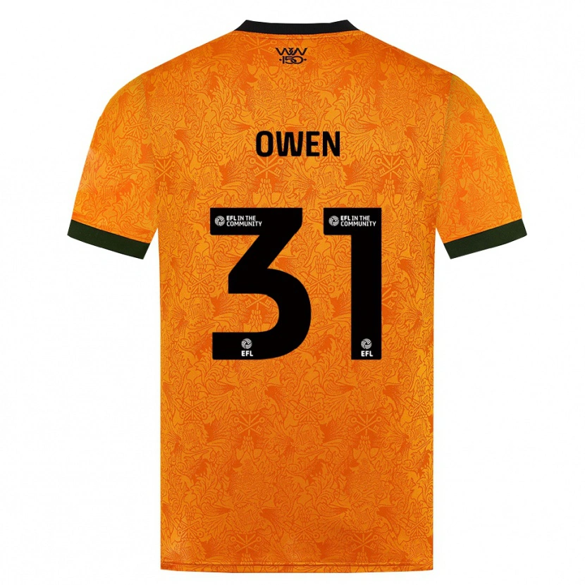 Danxen Män Skye Owen #31 Orange Svart Hemmatröja Matchtröjor 2026/27 Tröjor T-Tröja