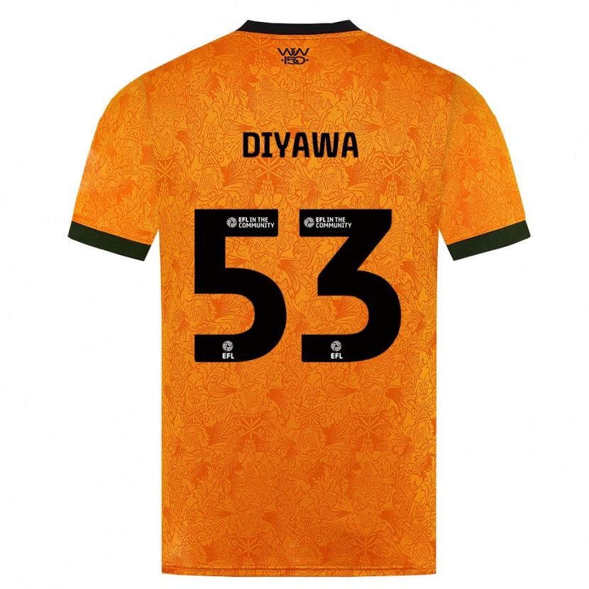 Danxen Män Aaron Keto Diyawa #53 Orange Svart Hemmatröja Matchtröjor 2026/27 Tröjor T-Tröja