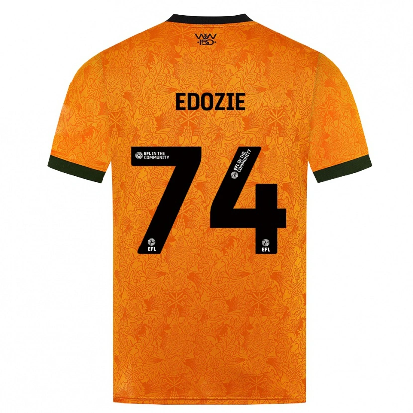 Danxen Män Tom Edozie #74 Orange Svart Hemmatröja Matchtröjor 2026/27 Tröjor T-Tröja