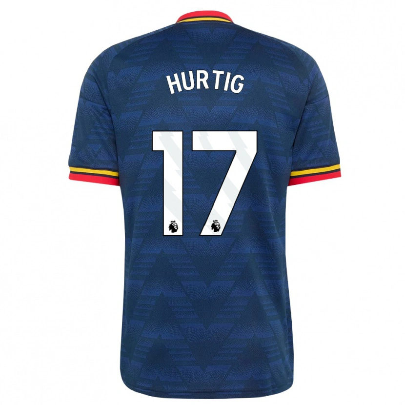 Danxen Män Lina Hurtig #17 Midnattsblå Gul Röd Bortatröja Matchtröjor 2026/27 Tröjor T-Tröja
