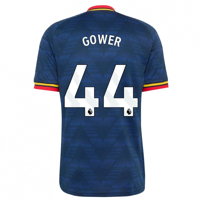 Danxen Män Jimi Gower #44 Midnattsblå Gul Röd Bortatröja Matchtröjor 2026/27 Tröjor T-Tröja