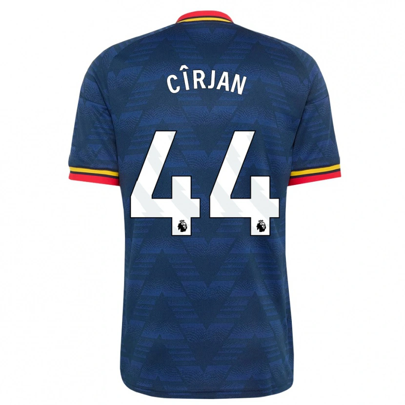 Danxen Män Catalin Cîrjan #44 Midnattsblå Gul Röd Bortatröja Matchtröjor 2026/27 Tröjor T-Tröja