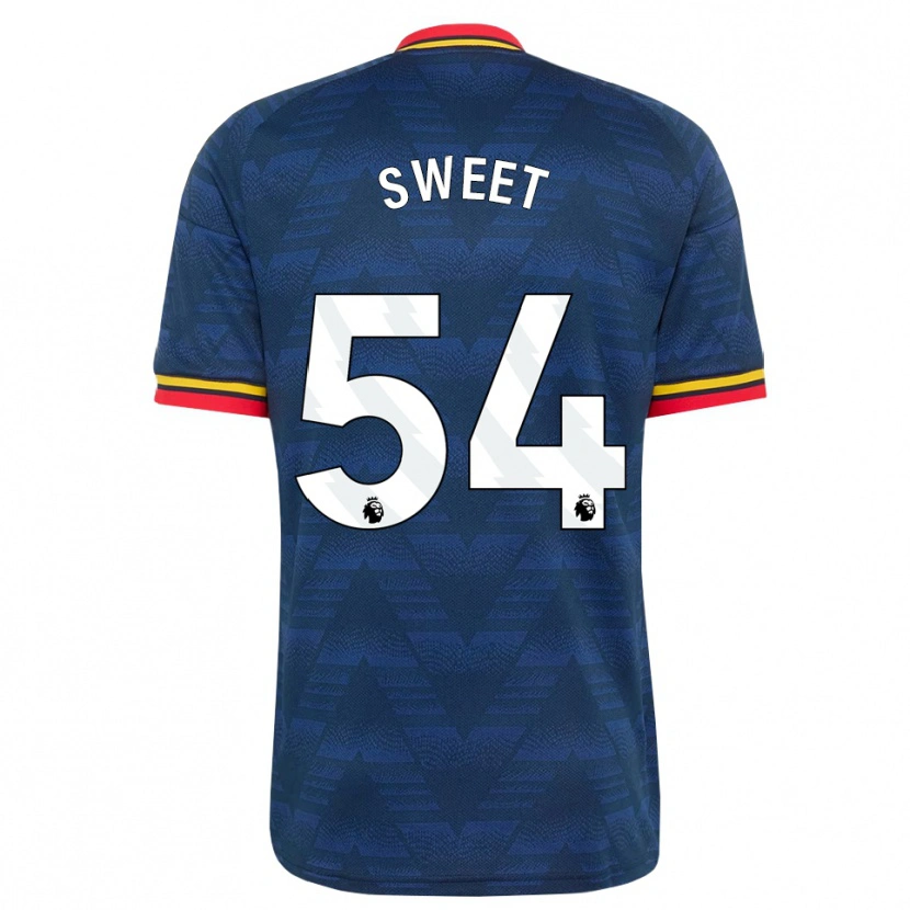 Danxen Män Will Sweet #54 Midnattsblå Gul Röd Bortatröja Matchtröjor 2026/27 Tröjor T-Tröja