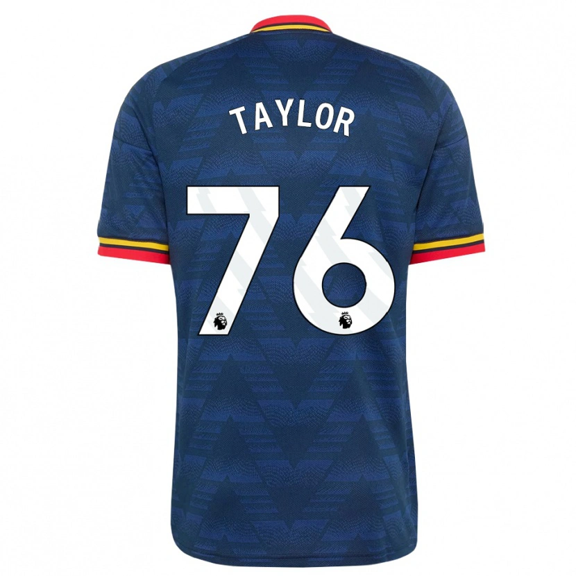 Danxen Män Kido Taylor Hart #76 Midnattsblå Gul Röd Bortatröja Matchtröjor 2026/27 Tröjor T-Tröja