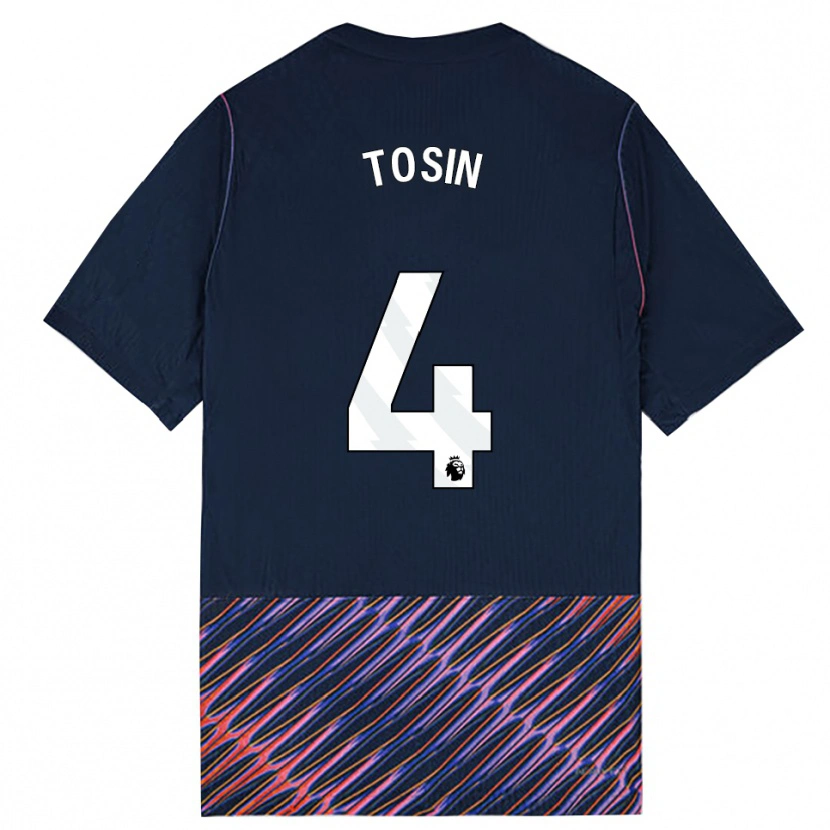 Danxen Män Tosin Adarabioyo #4 Kungligblå Vit Bortatröja Matchtröjor 2026/27 Tröjor T-Tröja