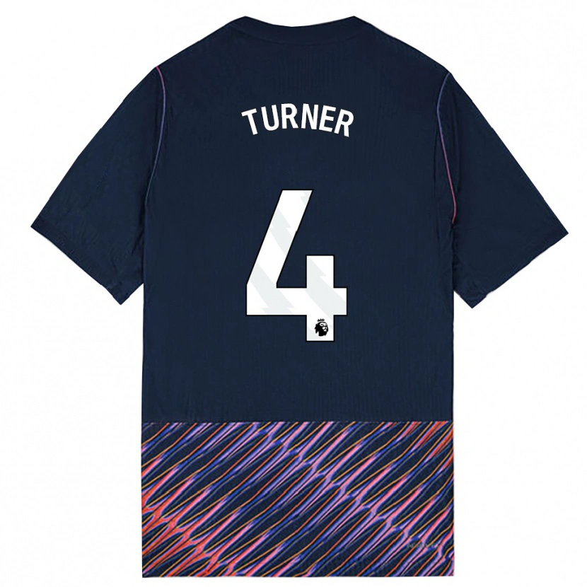 Danxen Män Amy Turner #4 Kungligblå Vit Bortatröja Matchtröjor 2026/27 Tröjor T-Tröja