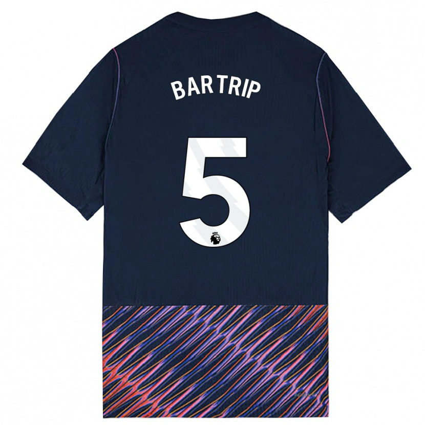 Danxen Män Molly Bartrip #5 Kungligblå Vit Bortatröja Matchtröjor 2026/27 Tröjor T-Tröja