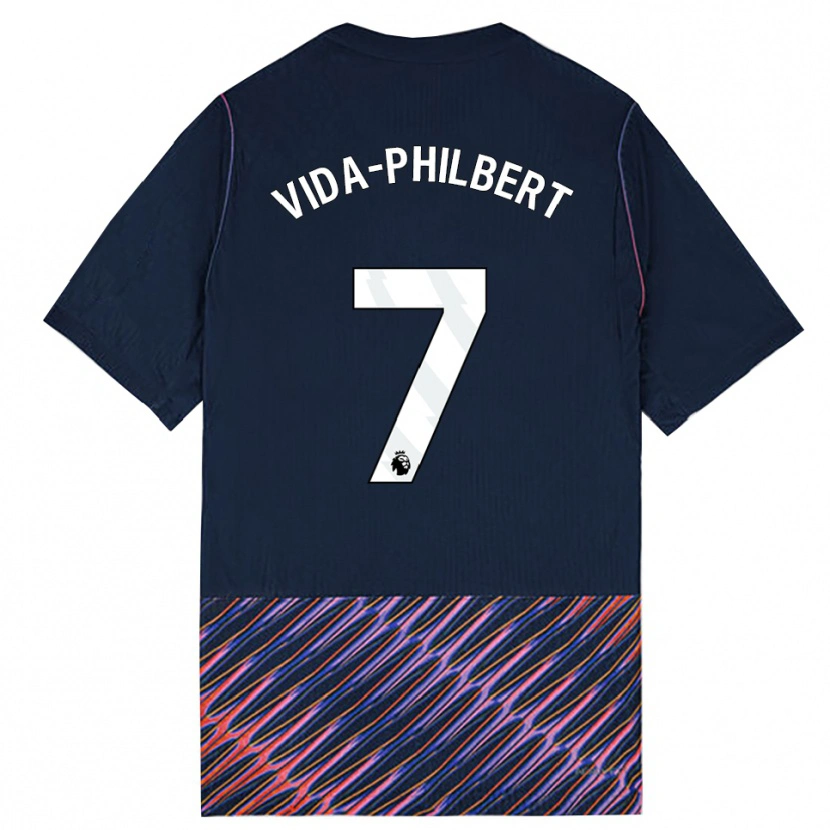 Danxen Män Joel Philbert #7 Kungligblå Vit Bortatröja Matchtröjor 2026/27 Tröjor T-Tröja