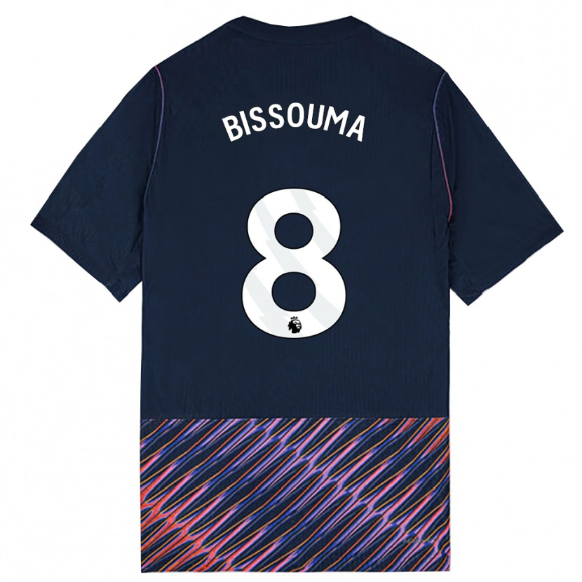 Danxen Män Yves Bissouma #8 Kungligblå Vit Bortatröja Matchtröjor 2026/27 Tröjor T-Tröja