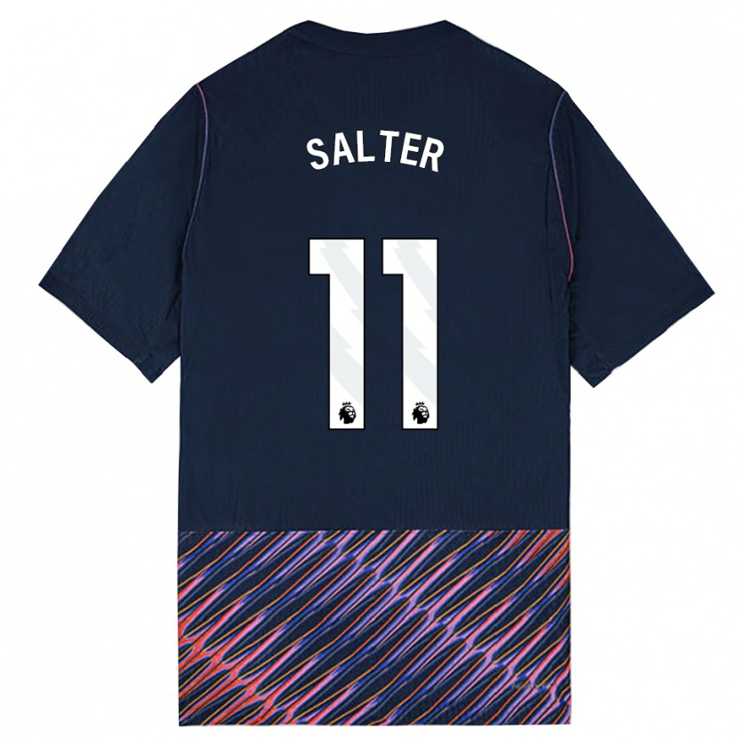Danxen Män Oliver Salter #11 Kungligblå Vit Bortatröja Matchtröjor 2026/27 Tröjor T-Tröja