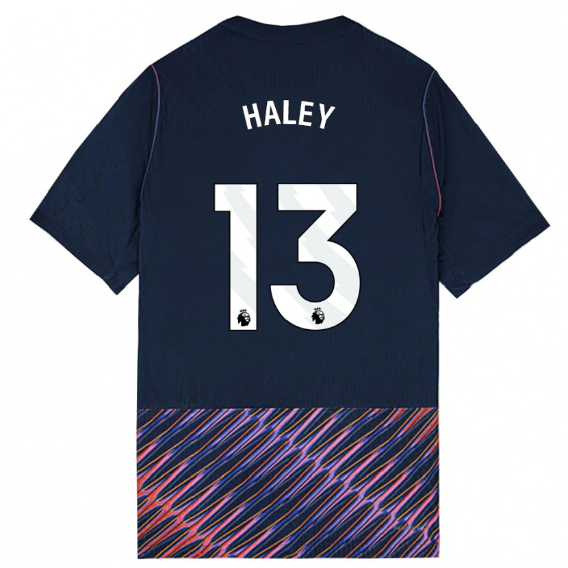Danxen Män Micah Haley #13 Kungligblå Vit Bortatröja Matchtröjor 2026/27 Tröjor T-Tröja