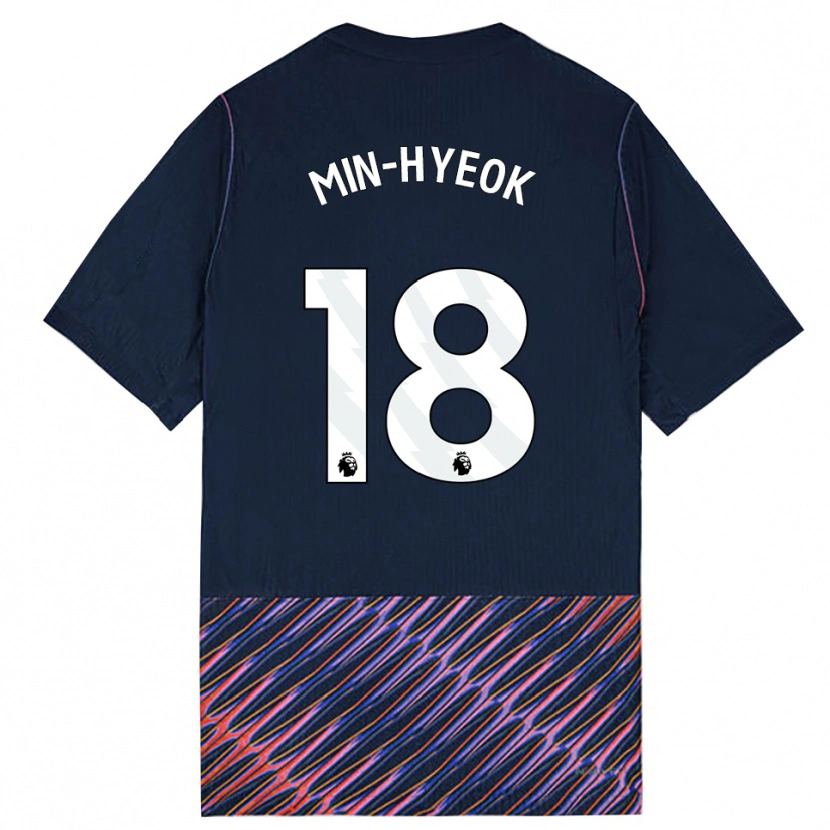 Danxen Män Min-Hyeok Yang #18 Kungligblå Vit Bortatröja Matchtröjor 2026/27 Tröjor T-Tröja
