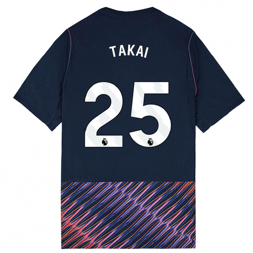 Danxen Män Kota Takai #25 Kungligblå Vit Bortatröja Matchtröjor 2026/27 Tröjor T-Tröja