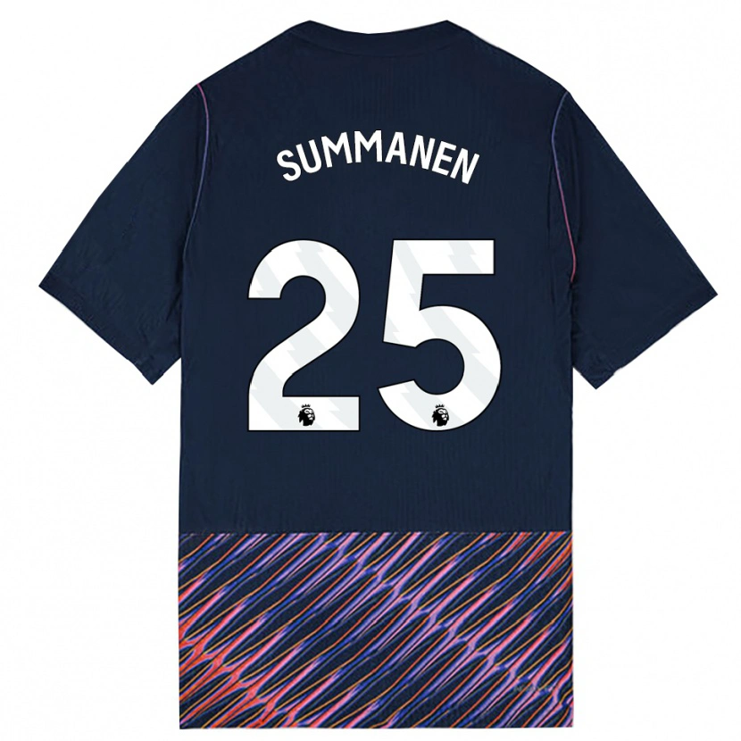 Danxen Män Eveliina Summanen #25 Kungligblå Vit Bortatröja Matchtröjor 2026/27 Tröjor T-Tröja