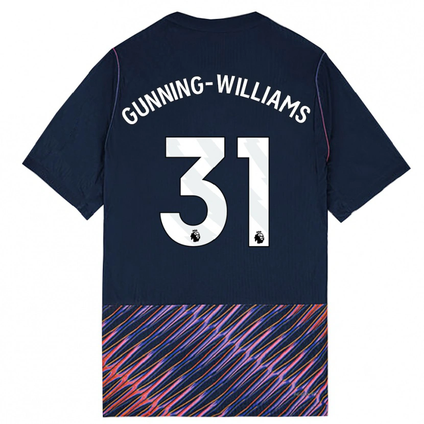 Danxen Män Lenna Gunning-Williams #31 Kungligblå Vit Bortatröja Matchtröjor 2026/27 Tröjor T-Tröja